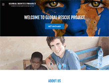 Tablet Screenshot of globalrescueproject.org